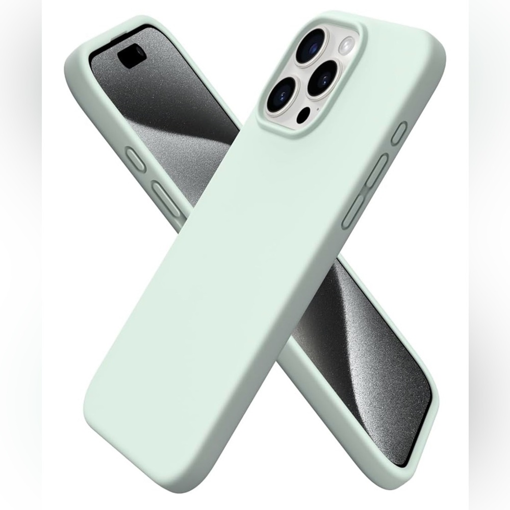 Amazon | ORNARTO iPhone 15 Pro Max Case in Light Green